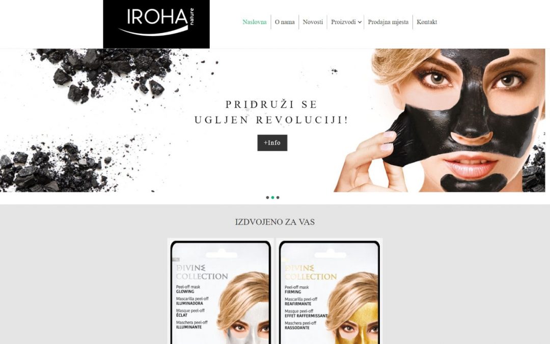IROHA Nature – web stranica