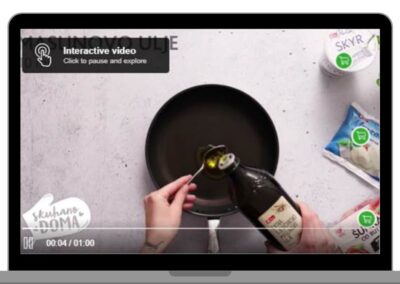 interaktivni video sadržaj Konzum prikaz